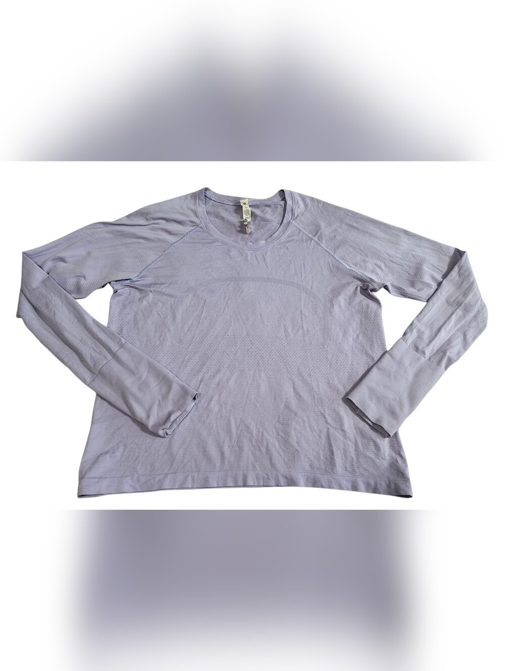 LULULEMON WOMENS PURPLE SWIFTLY TECH LONG SLEEVE TOP SZ 14